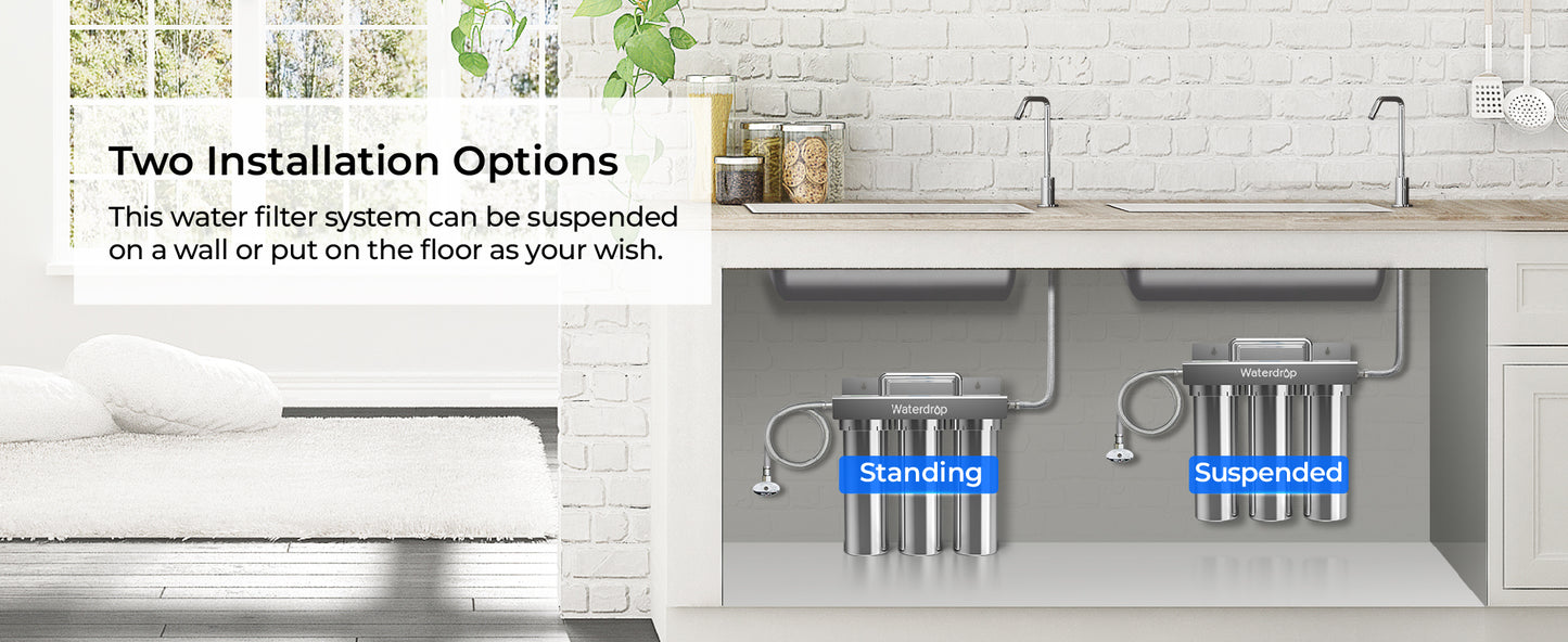TST-UF Water Drop Under bench Water Filtration System