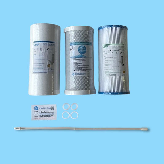 WSR3SKH - Service Kit - 3 Filter UV Systems (Radial Carbon For Higher Flow)