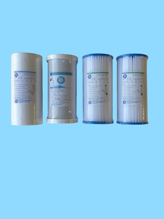 WSFC4J10R - Jumbo 10" Rain/Ground Water Cartridge Set of 4