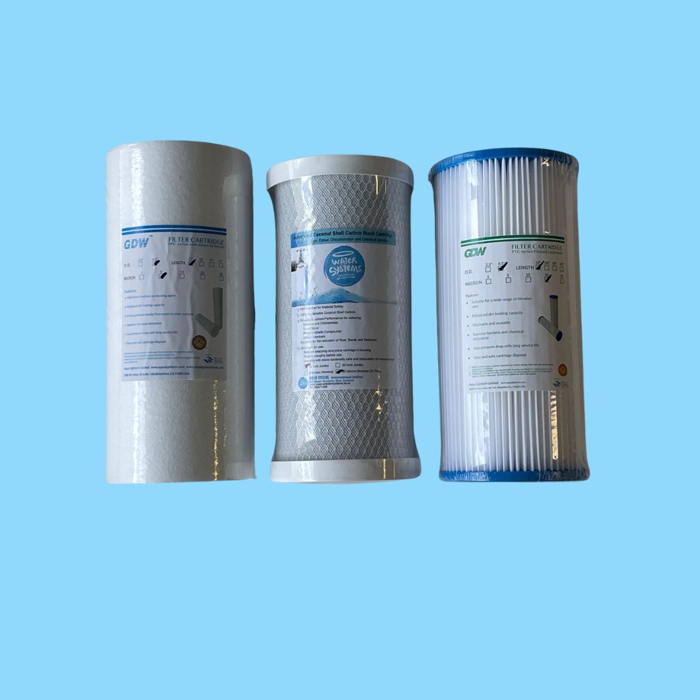 WSFC3J10H - Jumbo 10" Water Cartridge Set Of 3 (Less dense For Higher Flow)
