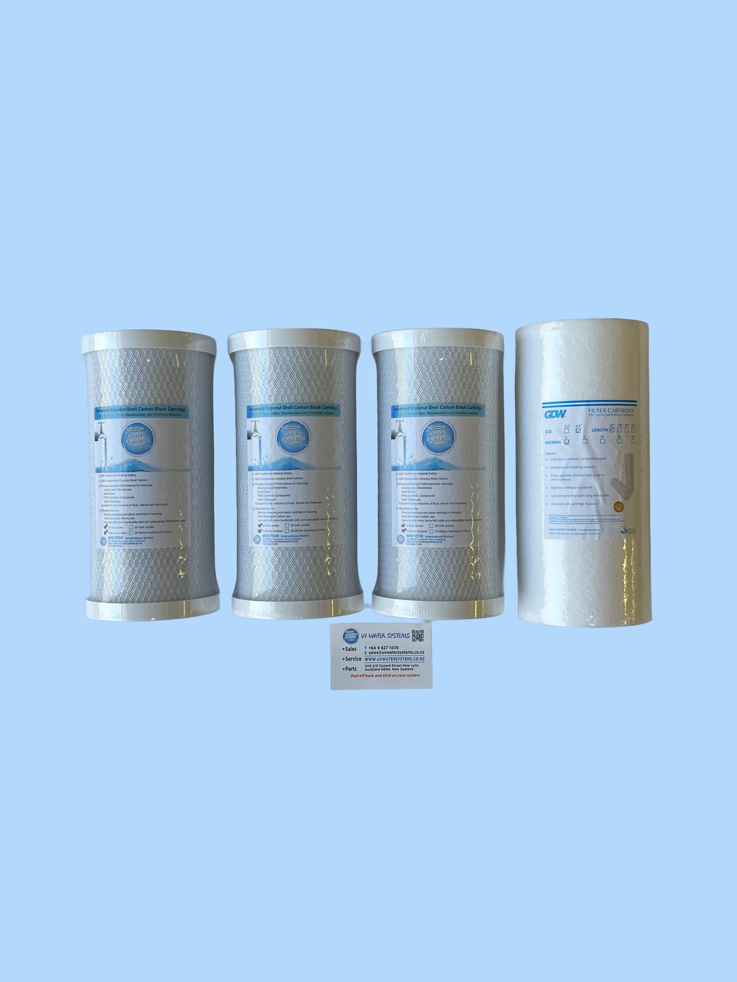 WSFC4J10N - Jumbo 10" Water Cartridge Set of 4