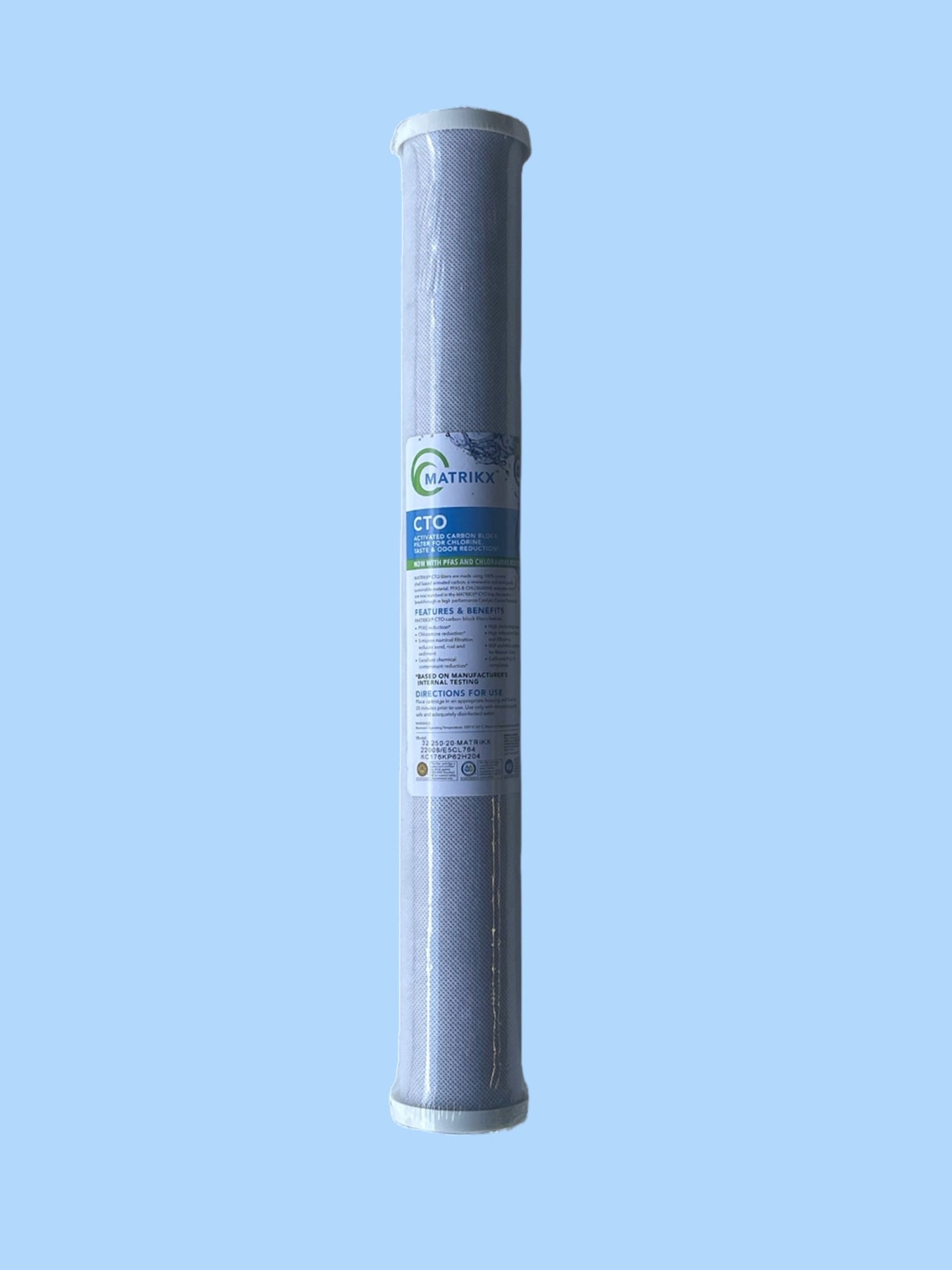 WSI-CTO25-2005 - Standard 20" Coconut Carbon Cartridge 5M